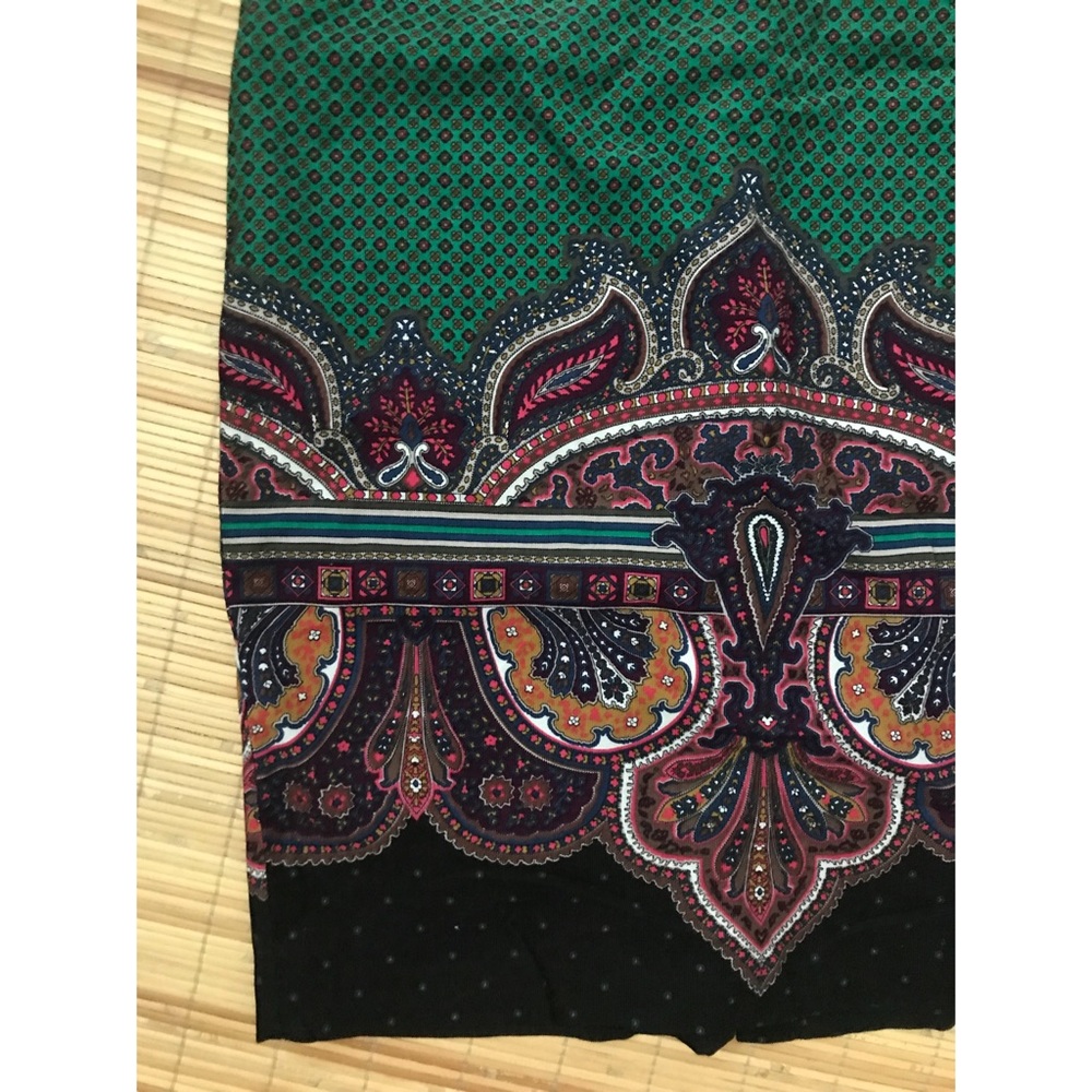 🌶 Anthro Wall Street Paisley Corduroy Skirt - Picture 3 of 8